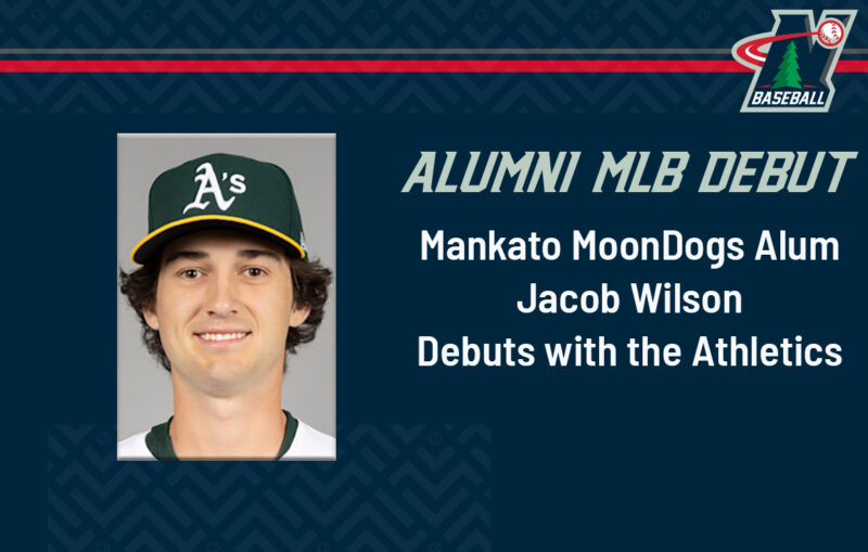 Mankato MoonDogs Alum Jacob Wilson debuts with the Athletics