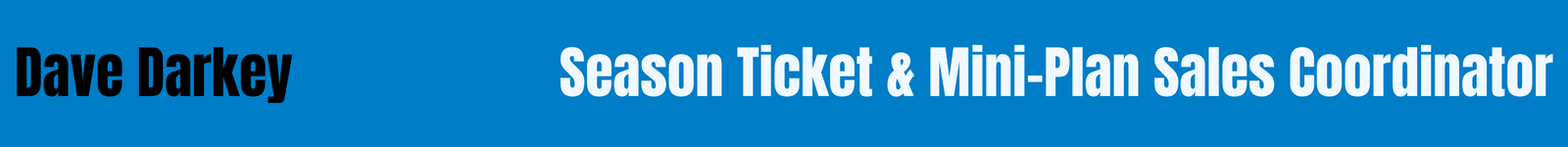 Dave Darkey new blade