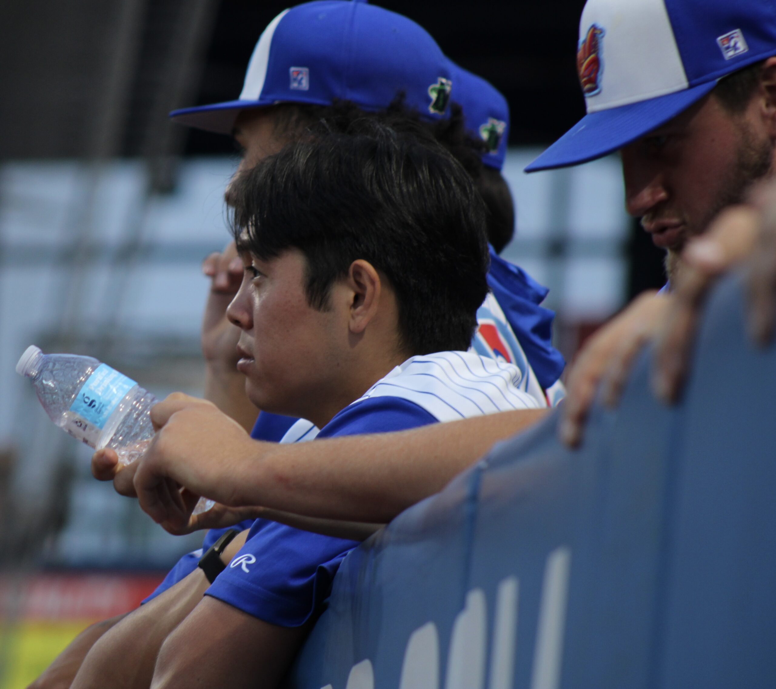 Hayashi in the Dugout