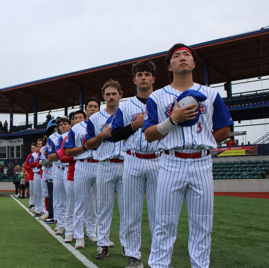Jeon and the Rockers During Anthem