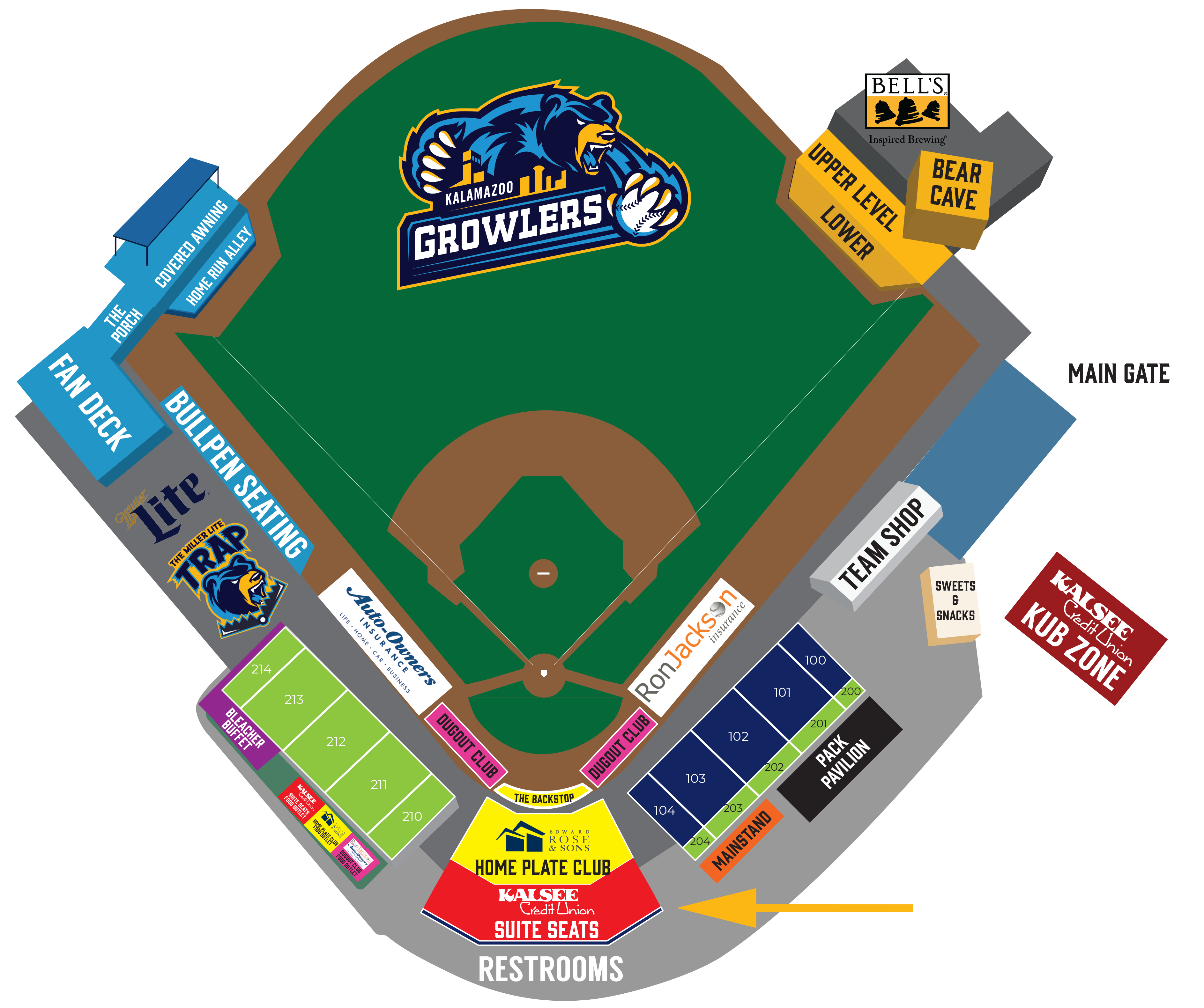 Suite Seats Kalamazoo Growlers