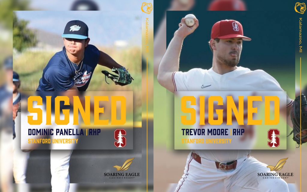Kalamazoo Growlers Sign Stanford Pitchers Dominic Panella & Trevor
