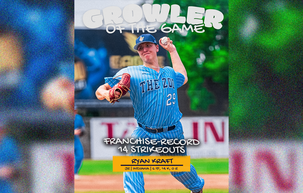 Indiana Lefty Ryan Kraft Strikes Out GrowlersRecord 14 Batters