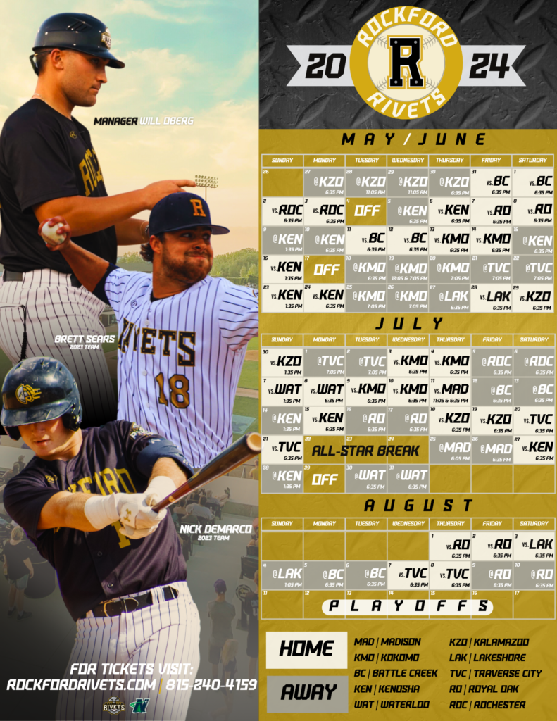 2024 PDF Schedule Rockford Rivets