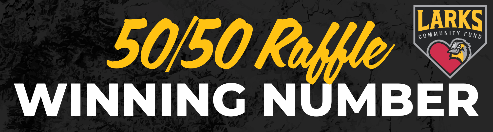 2026 5050 raffle header