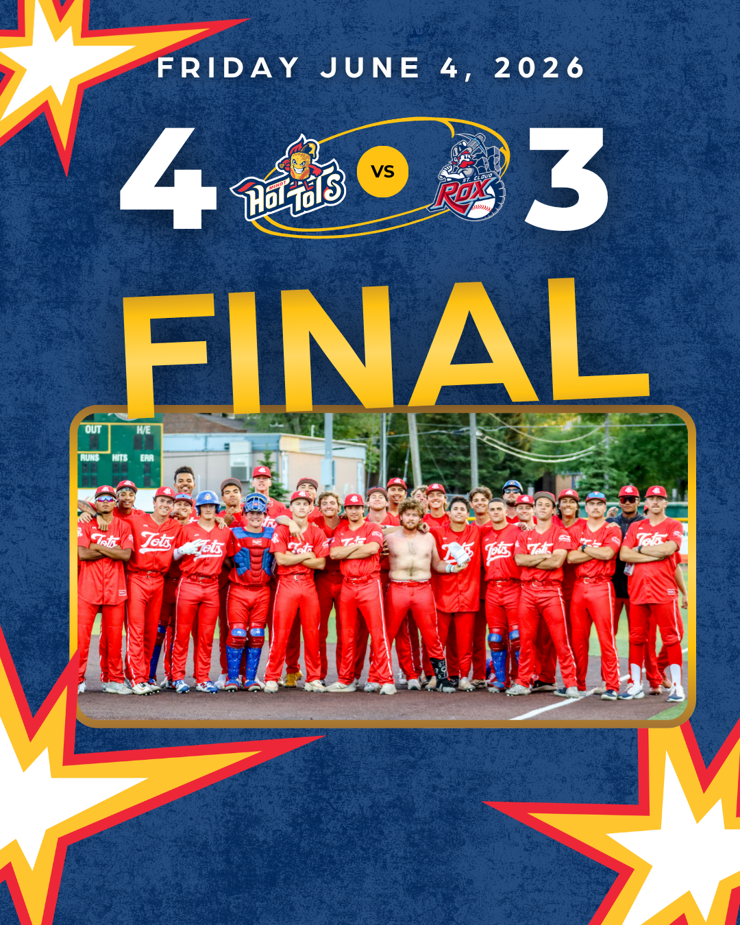 ANOTHER LATE-GAME RALLY ENDS IN HOT TOT WALK-OFF