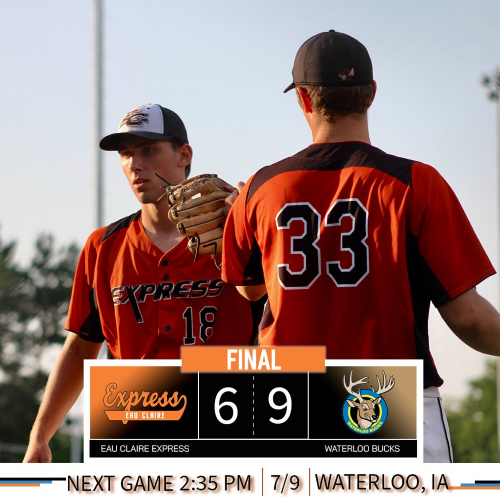 Express Drop Game to The Bucks Eau Claire Express