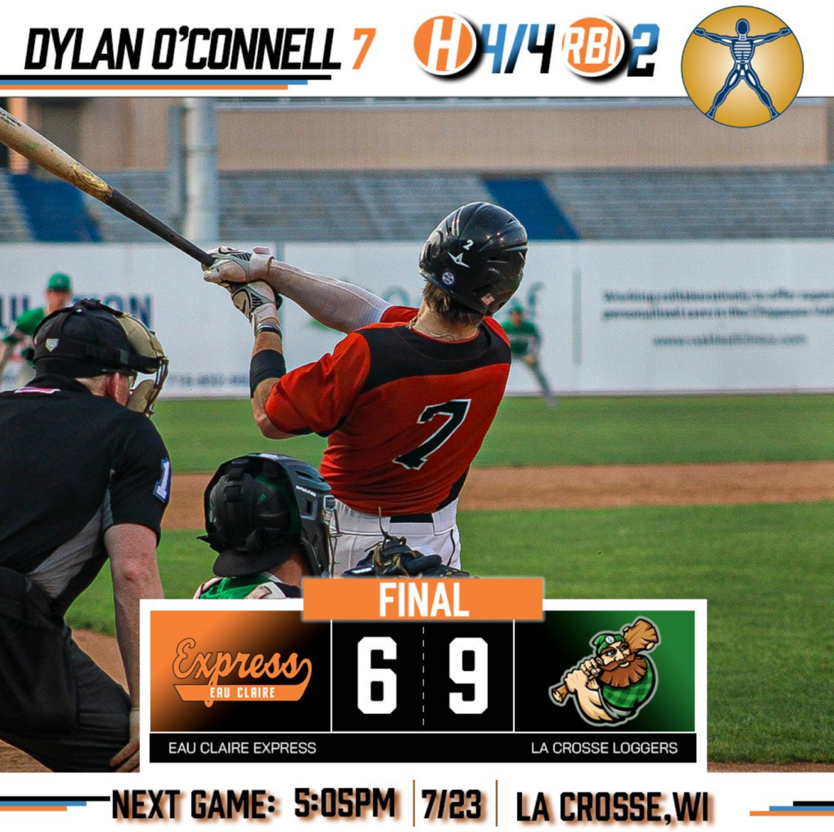 Express Drop 2 of 3 vs. Loggers Eau Claire Express