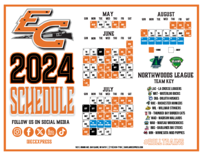 Printable Schedule - Eau Claire Express