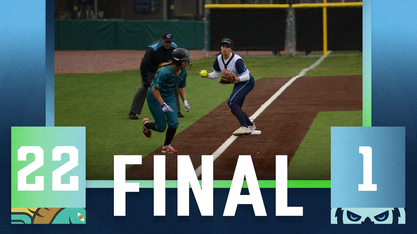 softball score horizontal