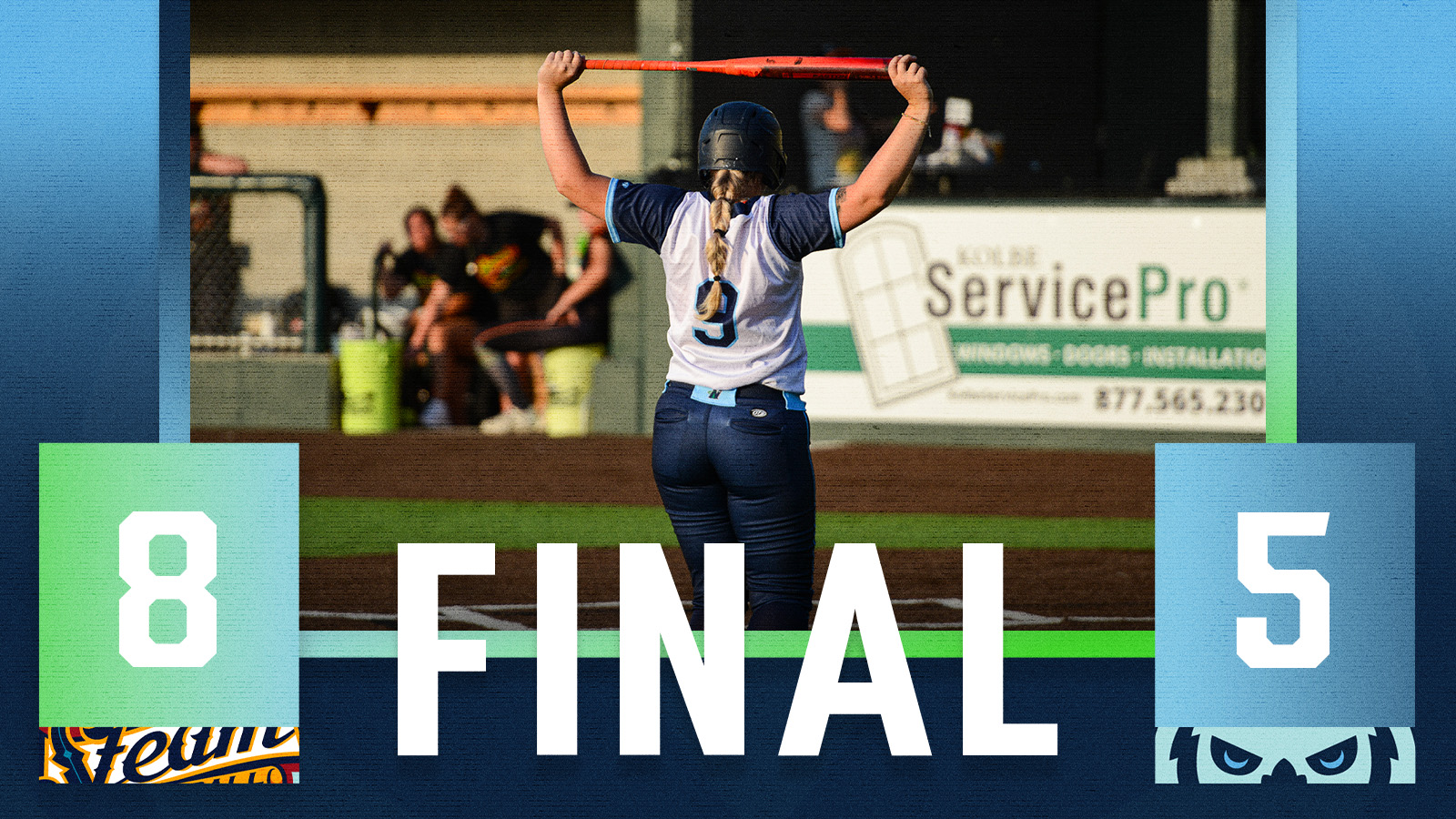 softball score horizontal