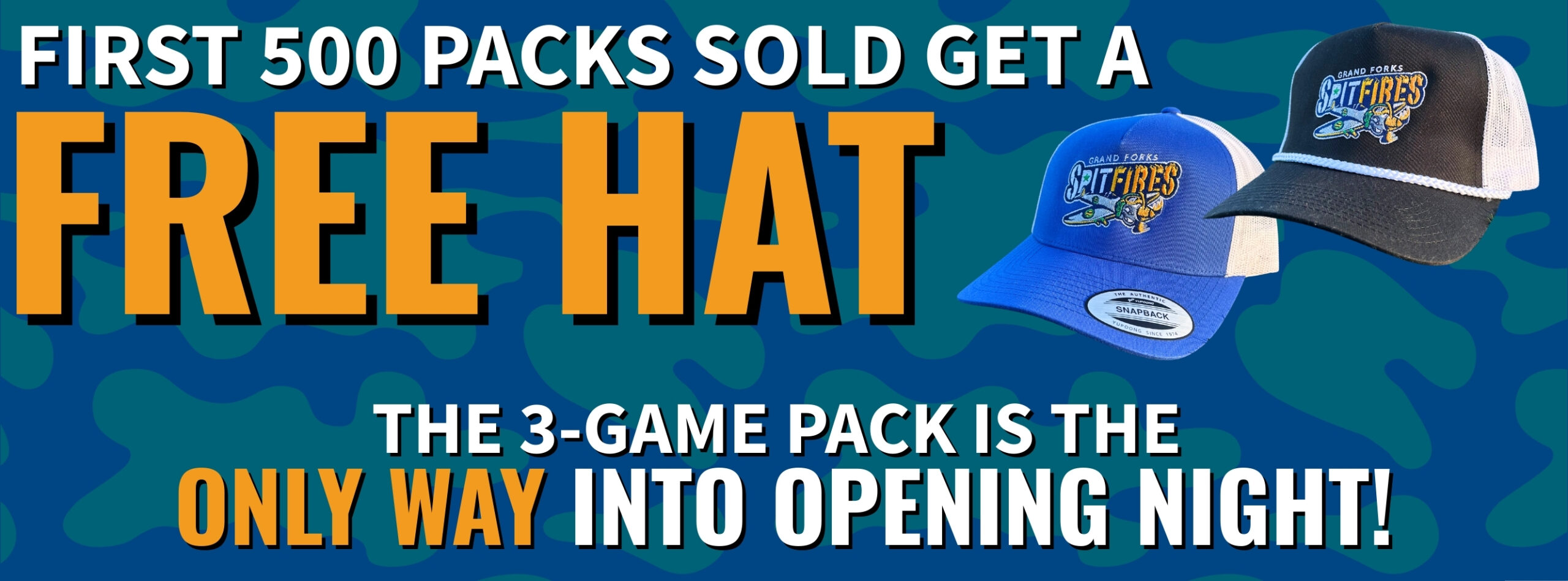 First 500 guests who buy a 3 game pack get a