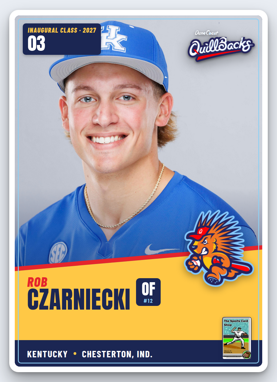 Card 03 - Rob Czarniecki, OF, Kentucky