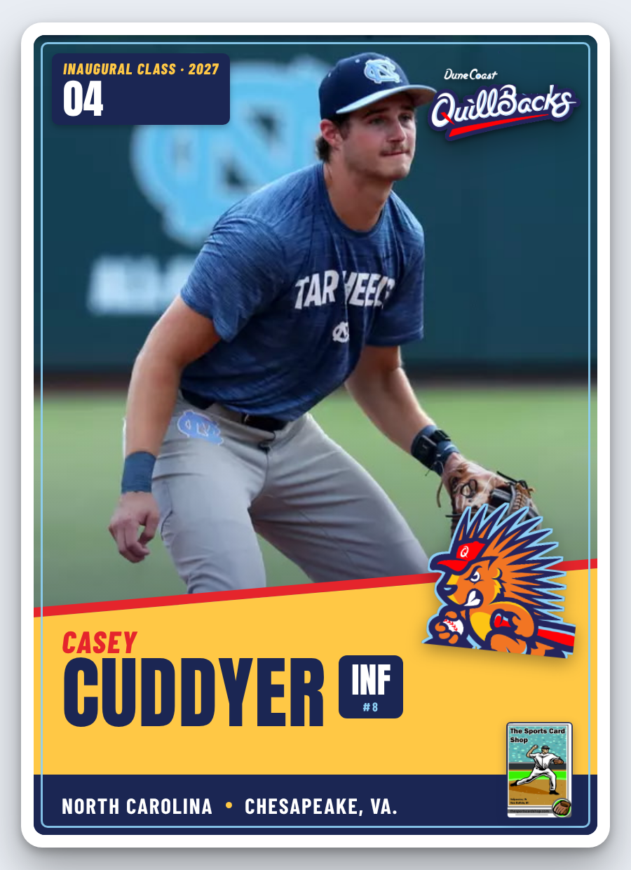 Card 04 - Casey Cuddyer, INF, North Carolina