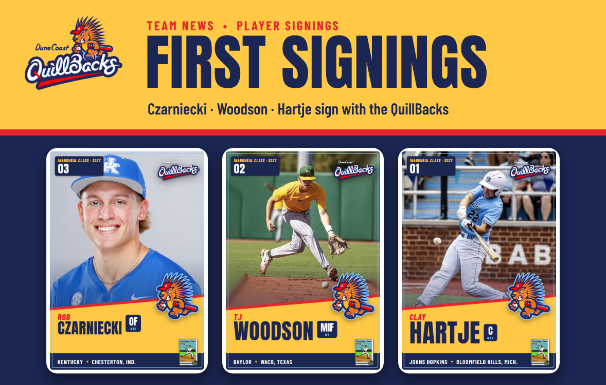 Dune Coast QuillBacks First Signings