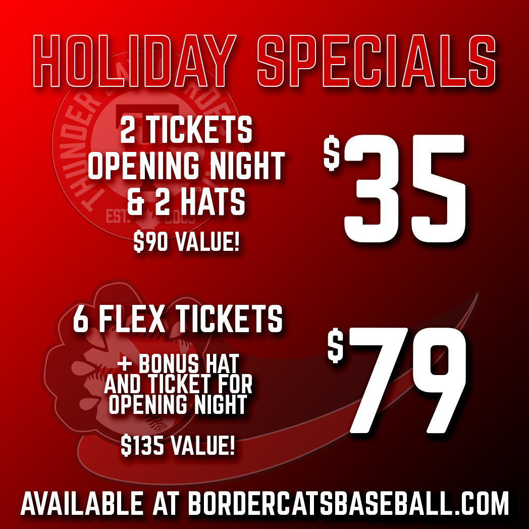CATS ANNOUNCE HOLIDAY SPECIALS Thunder Bay Border Cats